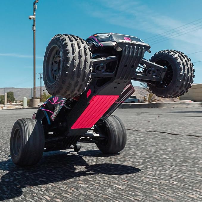 ARRMA RC Truck 1/10 VORTEKS 223S DSC 2WD RTR Brushless Stadium Truck Pink (Lipo Battery and Charger Not Included) ARA3505T3