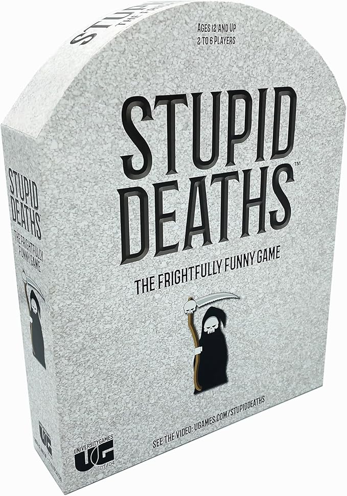 University Games | Stupid Deaths The Party Game for Adults &amp Teens Ages 12 &amp Up (01404)