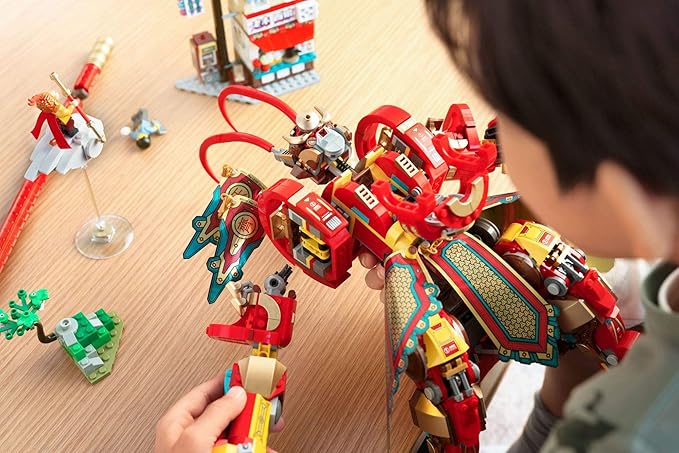 LEGO Monkie Kid: Monkey King Warrior Mech 80012 Toy Building Kit (1629 Pieces)