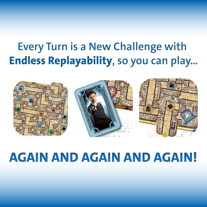 Ravensburger Harry Potter Labyrinth Board Game - A Strategic Maze Challenge for Family Nights - Great Birthday Gift - 2-4 Players - Kids Ages 7-10 and Older