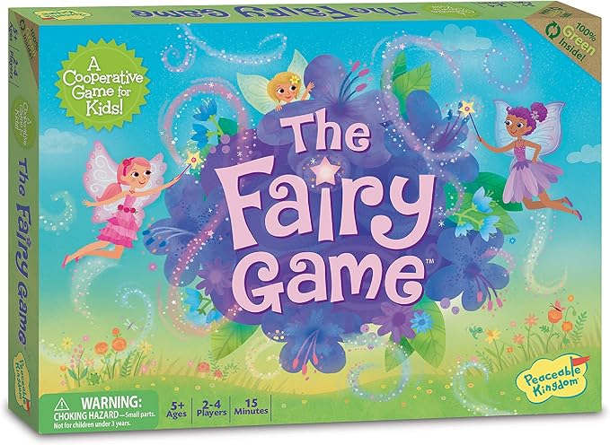 Peaceable Kingdom The Fairy Match Game - an Enchanting Board Game for 2-6 Kids Ages 5+
