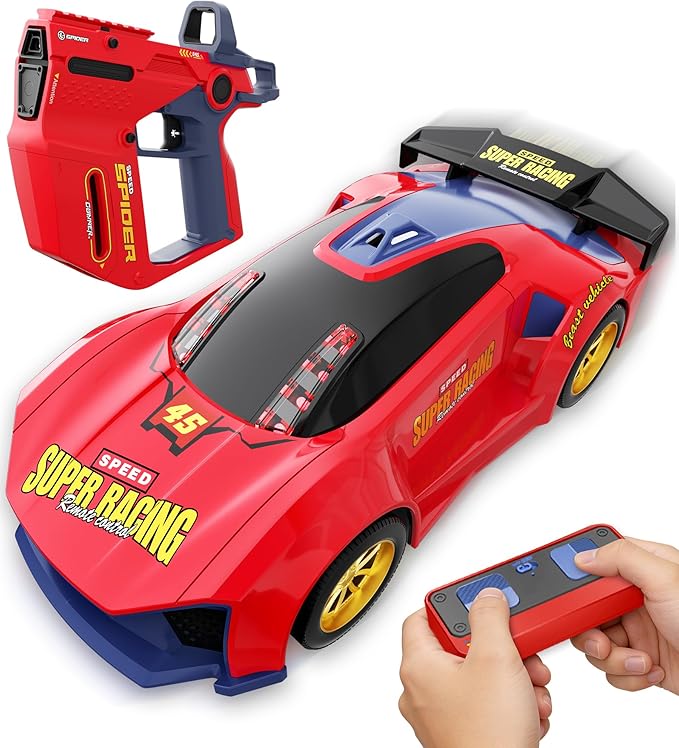 Interactive Battle RC Car Set - RC Drift Car Innovative Ejection Launcher with Dual Remotes 2.4G Sensor Chase Game Parent-Child Interactive Toy Car for Kids Ages 6+