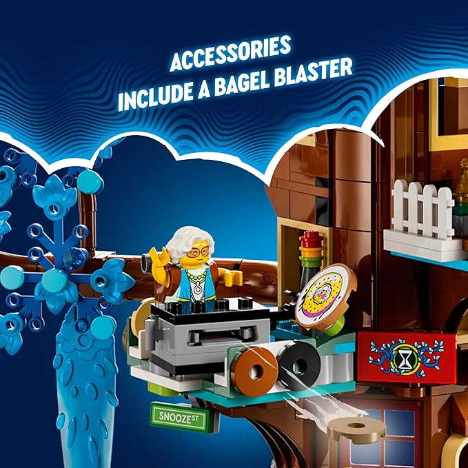 Lego DREAMZzz Fantastical Tree House 71461 Features 3 Detailed Rooms Building Toy for Kids Ages 9+ with Big Imaginations Includes Mrs. Castillo Izzie Mateo and The Night Hunter Minifigures