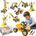 STEM Building Toys 10 in 1 Construction Set for Preschool Kids Educational Creative Games Holiday Idea Gift for 5+ Years Old Stem Activities for Kids Ages 4-8 5-7 6-8 Boy Birthday Gifts