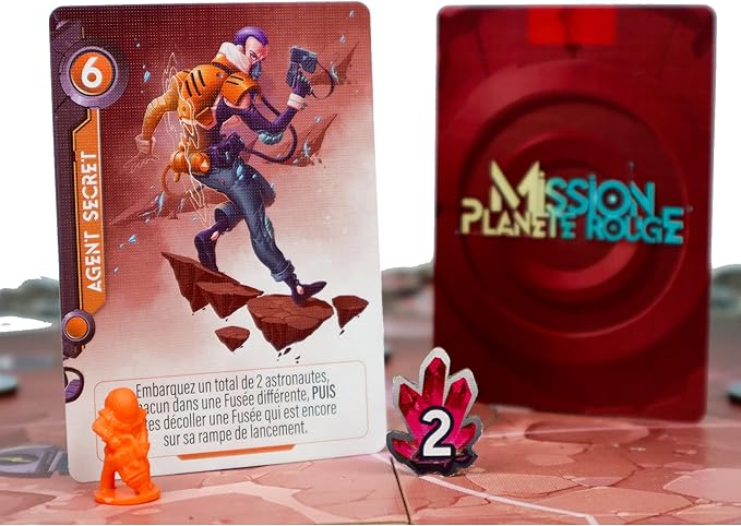 Mission Red Planet Board Game - Compete to Colonize Mars in a Space Exploration &amp Resource Management Strategy Game Fun for Teens &amp Adults Ages 14+ 2-6 Players 45-90 Minute Playtime