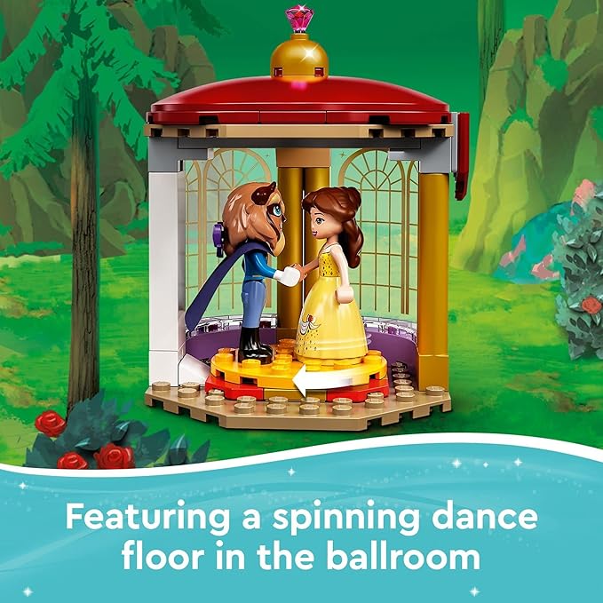 LEGO Disney Belle and The Beast’s Castle 43196 Building Toys from The Beauty and The Beast Movie with Horse Toy Plus Princess &amp Prince Mini Dolls