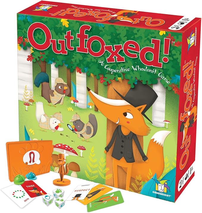 OUTFOXED A CLASSIC WHO DUNNIT GAME FOR PRESCHOOLERS 4 players