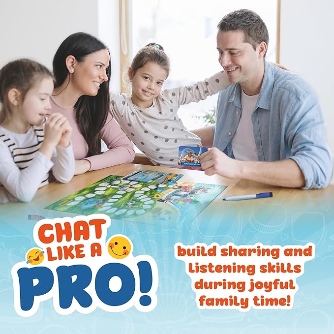 Chatter Pop Social Skills Game to Think About Others Speech Therapy Materials Therapy Games Educational Social Emotional Learning Activities Conversation Starter Cards