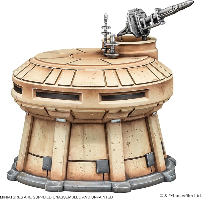 Asmodee Star Wars Shatterpoint Outer Rim Outpost Terrain Pack - Outpost Bunker Crate Stack &amp Bogwing Tabletop Miniatures Strategy Game for Kids &amp Adults Ages 14+ 2 Players 90 Min Playtime