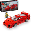 LEGO Speed Champions Ferrari F40 Supercar Toy Car Model Building Set with Driver Minifigure Collectible Ferrari Toy for Kids Ages 9 and Up 76934
