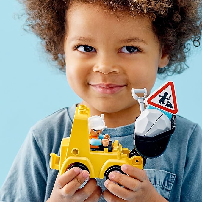 LEGO DUPLO Town Bulldozer Construction Vehicle 10930 Toy Set Early Development and Activity Toys Gift for Grandchildren Toddlers Boys &amp Girls Ages 2 Years Old and Up