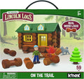 Lincoln Logs-On The Trail Building Set-59 Pieces-Real Wood Logs - Ages 3+