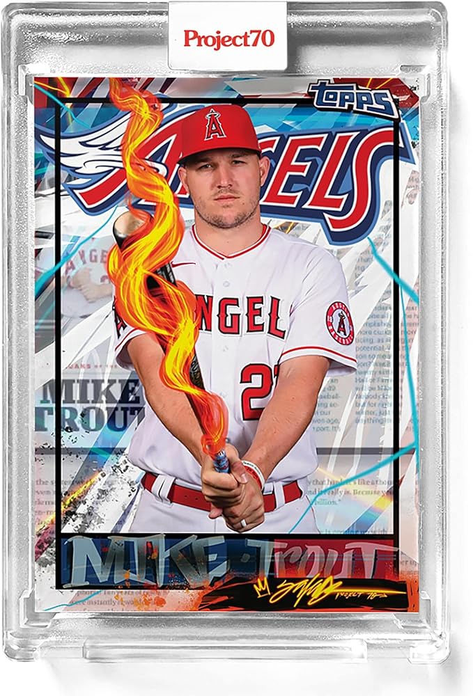 Topps Project 70 Card 582 | Mike Trout by King Saladeen