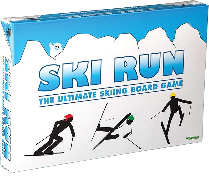 SKI Run - The Ultimate Skiing Family Board Game for Both Kids Teens and Adults. Top Apres Ski Gift-Present