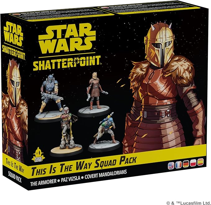 Star Wars Shatterpoint This is The Way Squad Pack - Tabletop Miniatures Game Strategy Game for Kids and Adults Ages 14+ 2 Players 90 Minute Playtime Made by Atomic Mass Games