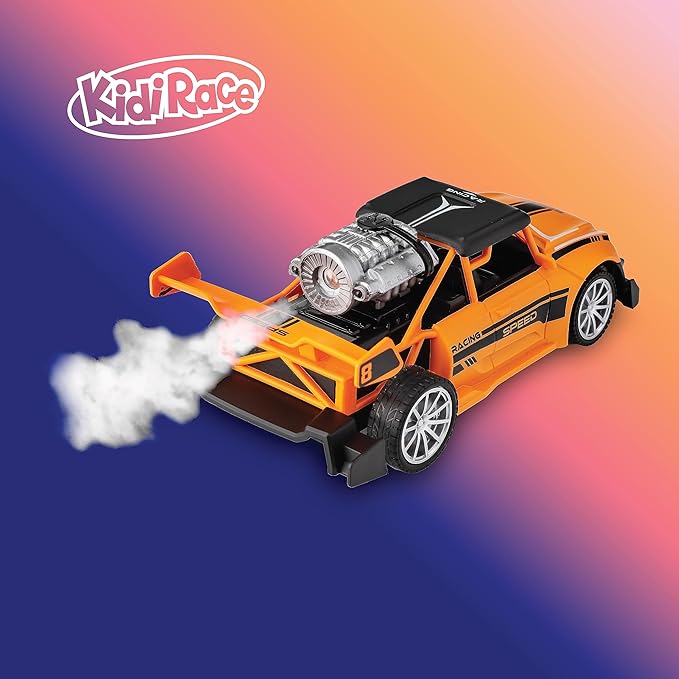 Remote Control 2 Pack Race Car Toys for Kids - Drifting Stunt Car Gifts for All Ages - 2.4GHZ 1:20 Scale - Smoke Generating Cars - Birthday Gift Ideas for Boys &amp Girls Age 3 4-7 8-12 Year Old