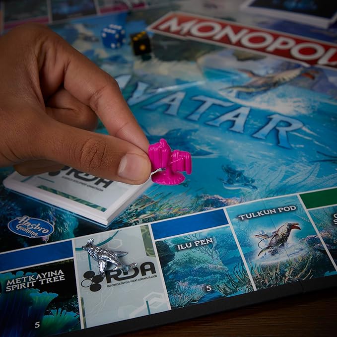 Monopoly: Avatar Edition Board Game for Ages 8 and Up Family Games for 2 to 6 Players Kids Games