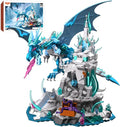 Frosted Dragon Toy Building Set Medieval Castle Buildings Blocks for Adult Teens Kids 8+ Boys Girls DIY Model Building Kits Home Office Decor Birthday 862PCS