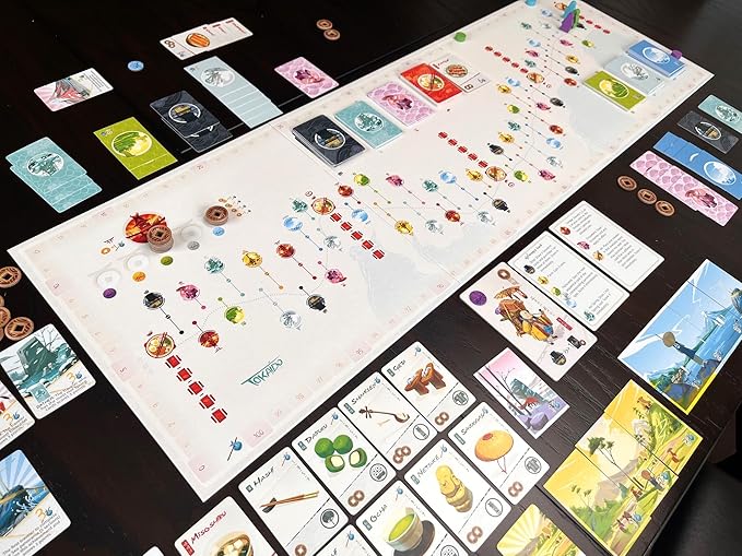 Stonemaier Games: Tokaido (Base Game) by Antoine Bauza | A Zen Strategy Board Game About Traveling in Japan for Adults and Family | Journey and Exploration from Kyoto to Edo | 1-5 Players 45 Mins