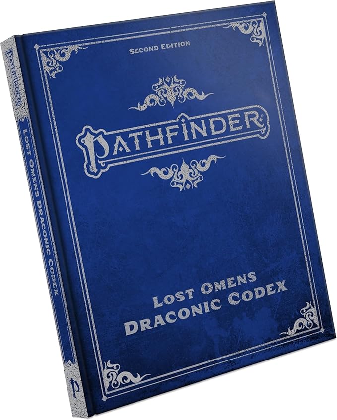 Pathfinder Lost Omens Draconic Codex Second Edition - Limited Deluxe Special Edition Dragon Guide for Tabletop RPG Gaming Adventures