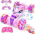 Unicorn Gesture Sensing RC Stunt Car Remote Control Car for Girls 360°Rotation &amp 2.4GHz RC Cars with Light &amp Music Barbie Style Toy for Girls Age 6-7 8-12+ Years Old Birthday Gift Idea