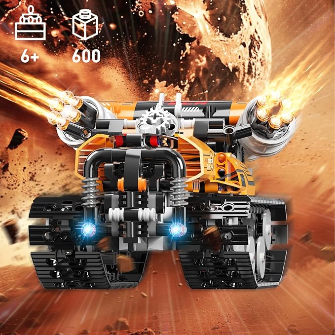 STEM Building Toys for Kids 6-12 5in1 Remote &amp APP Controlled STEM Robot Car Tank Building Kit 600 Pcs DIY Educational Building Blocks Set for Kids Science Learning Boys Girls Birthday Gifts Id
