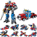 Transforming Robot Building Sets Easter 8 in 2 Robot Vehicle Models 769 PCS Creative Assembly Display Gift Christmas Birthday Ages 14+