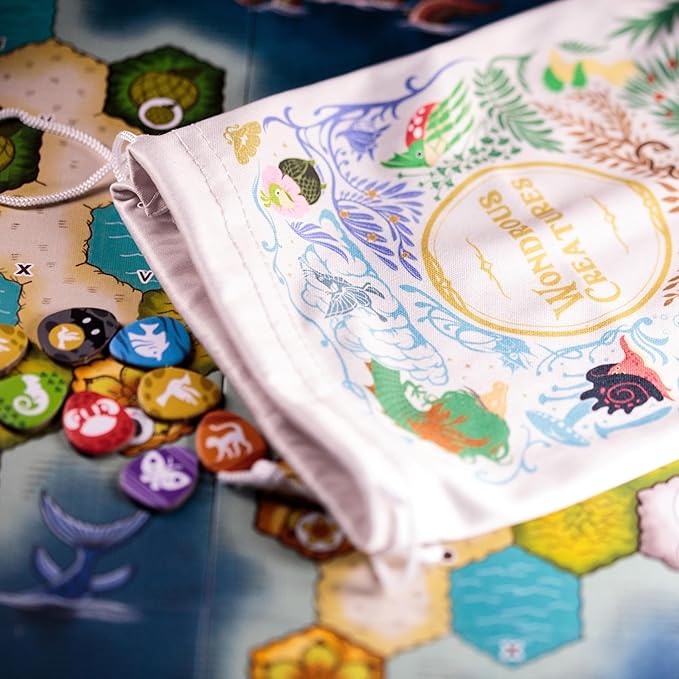 Wondrous Creatures Board Game – Worker-Placement &amp Tableau Building Strategy Game for 1-4 Players Ages 14+ | 40-80 Min Playtime | Build Creature Combos &amp Experience a Magical World