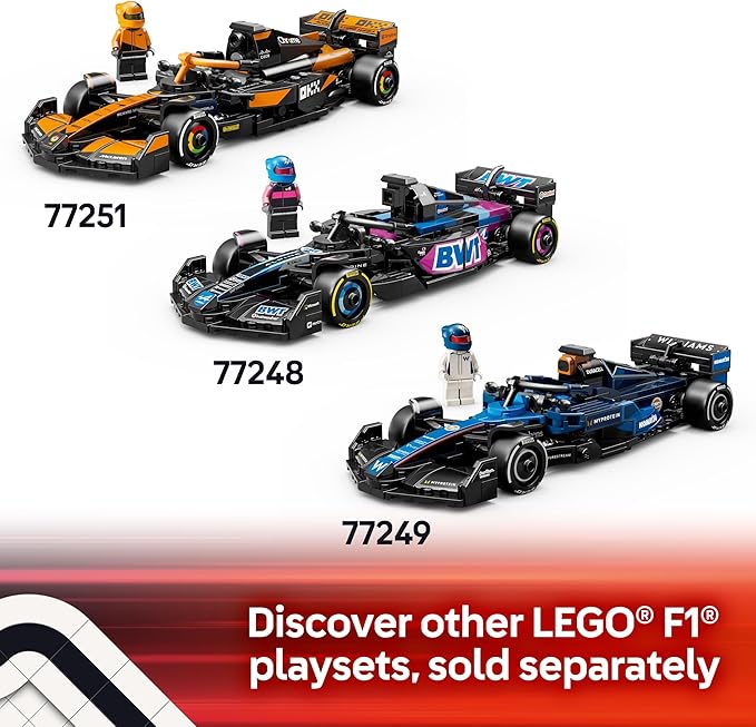 LEGO Speed Champions MoneyGram Haas F1 Team VF-24 Race Car Toy - Building Set for Kids Boys &amp Girls Ages 10+ - Toy Car for F1 Fans - Gift Idea for Birthday - 77250