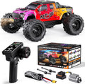 1/16 50MPH Brushless 4WD RC TruckUpgradeable All-Terrain Remote Control Cars with 3S BatteryWaterproof Fast Off-Road RC Truggy for AdultsSuitable as Gift for Snow/Sand Adventures-Gradient Red