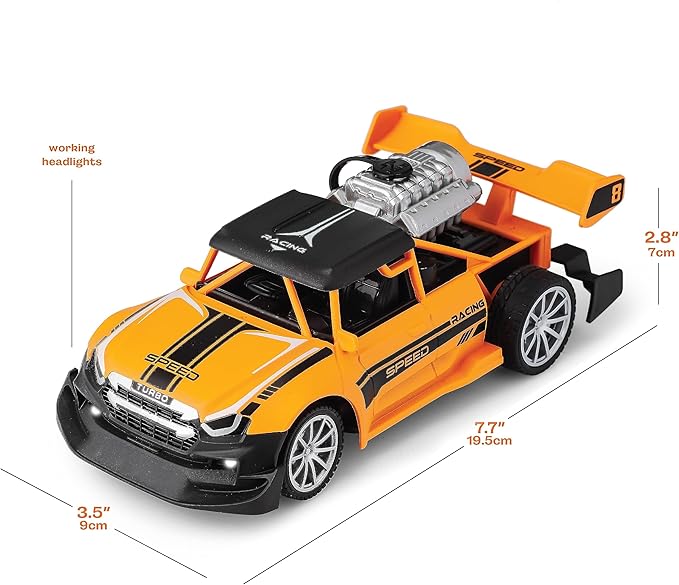 Remote Control 2 Pack Race Car Toys for Kids - Drifting Stunt Car Gifts for All Ages - 2.4GHZ 1:20 Scale - Smoke Generating Cars - Birthday Gift Ideas for Boys &amp Girls Age 3 4-7 8-12 Year Old