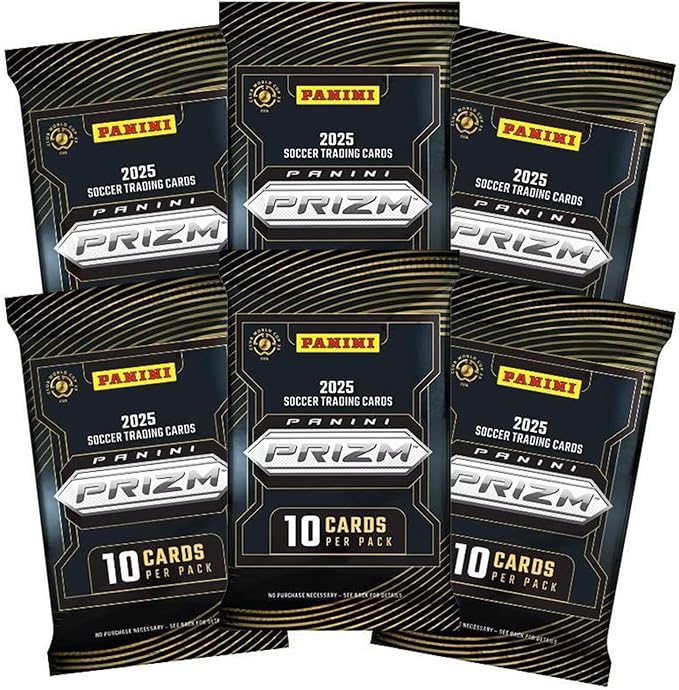 2025 Panini Prizm Club World Cup Soccer Mega Box – FIFA Trading Cards – Includes Mega Box Exclusive Prizms Rookies &amp Inserts – Official Panini Retail Set