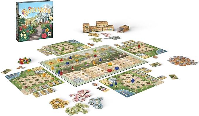 Botanicus Board Game - Create Your Botanical Masterpiece! Advanced Family Board Game for Kids &amp Adults Ages 10+ 2-4 Players 45-60 Minute Playtime Made by Hans Im Gluck