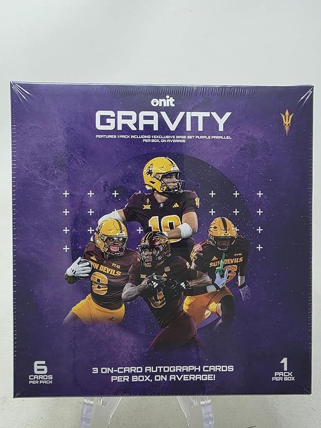 2025 Onit Gravity College Football Card Breaker Edition Box (Arizona State Sun Devils)