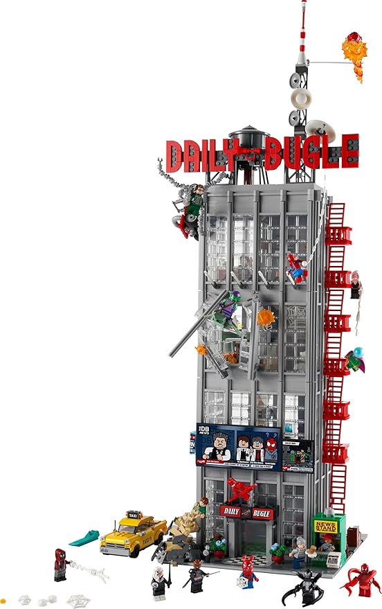 Lego Marvel Super Heroes Playset from 16 Years - Daily Bugle 76178