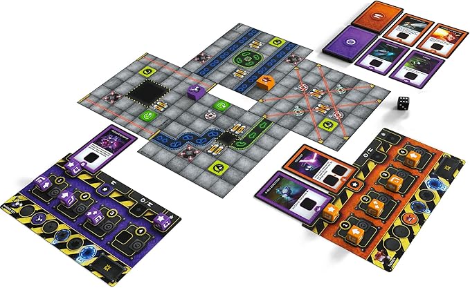 Renegade Game Studios Robo Rally Dice Board Game - Robot Racing Strategy Competitive Multiplayer 2-4 Players 30-45 Min