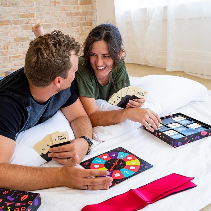 LOOPY Couples Games for Adults - Date Night Game - Gifts for Wife and Husband to Spice Up Relationships and Communication
