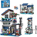 3 in 1 Beach House Building Set Compatible with Lego Friends Seaside Villa Construction Educational Toy with Light Birthday Gift for Kids Girls Aged 8-12 (813 PCS)
