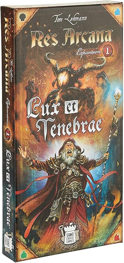 Res Arcana Lux et Tenabrae Board Game EXPANSION - Magical Fantasy Adventure Game Strategy Game for Kids &amp Adults Ages 14+ 2-5 Players 30-60 Min Playtime Made by Sand Castle Games
