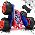 Tecnock Spider Remote Control Car 2.4GHz RC Cars with USB-C Easy Charging 4WD Double Sided 360° Rotates &amp Flips RC Stunt Car Toys Gift for Boys and Girls Ages 6-8 8-12