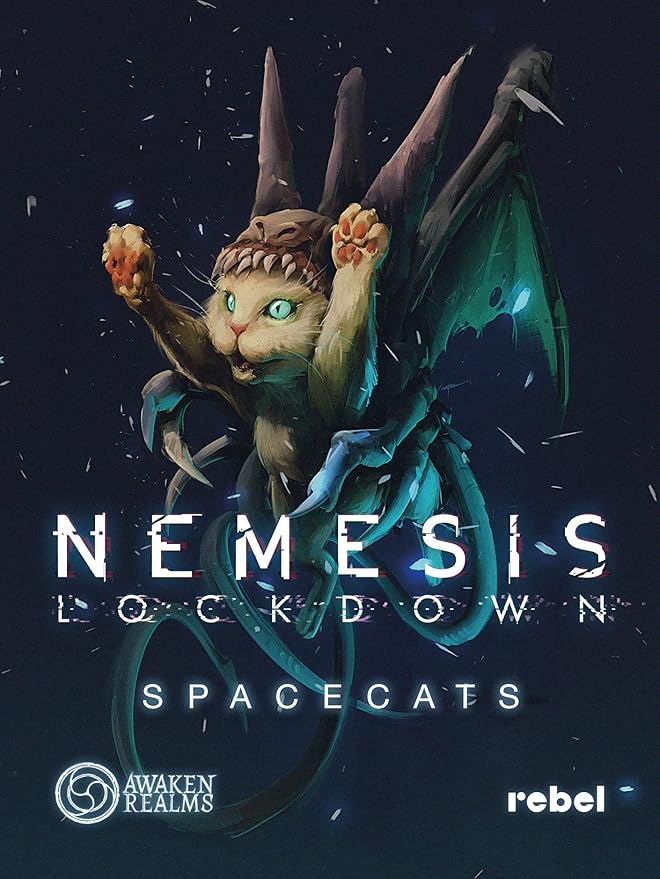Rebel Studio Nemesis Lockdown Space Cats EXPANSION (Set of Alternative Miniatures) – Premium Collector’s Add-On for the Sci-Fi Survival Horror Strategy Game Ages 14+ 1-5 Players 90-180 Min Playtime