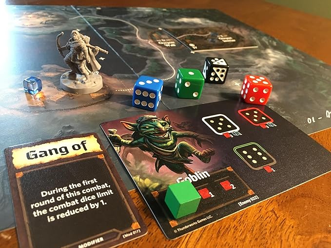 Roll Player Adventures Board Game | Cooperative Storybook Fantasy Adventure Campaign | Choose Your Path Strategy Dice Game | 95-150 Minutes per Chapter 1-4 Players Ages 14+ by Thunderworks Games