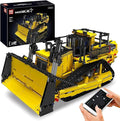 Mould King Bulldozer Technique Building Set App-Controlled 2.4G RC Bulldozer Truck Construction Vehicle Toys with Engines DIY Engineering Model Sets for Adults/14+(1508 Pieces)