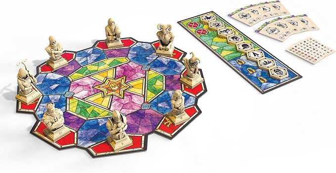 ENTHRONE – Abstract Deduction Strategy Game for 2 Players by Smirk &amp Dagger | Ages 10+ | 20–30 Min Playtime