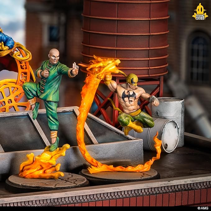 Asmodee Marvel: Crisis Protocol Defenders Affiliation Pack - Includes Doctor Strange Wong Daredevil Luke Cage &amp Iron Fist Tabletop Miniatures Superhero Game Ages 14+ 2 Players 90 Min Playti