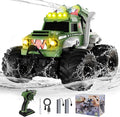 Remote Control Car Waterproof Monster Truck Toys RC Cars for Boys 1:18 Amphibious 4WD All Terrain Off-Road Pickup Toy Trucks Christmas Birthday Gift Boys Girls Kids Ages 6 7 8-12 Years Old