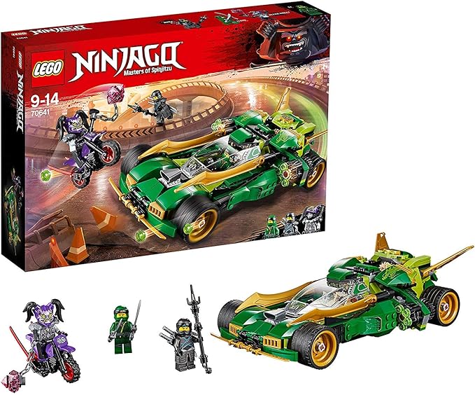 Ninjago Ninja Nightcrawler Bike &amp Car with Shooter Function Masters of Spinjitzu Building Set