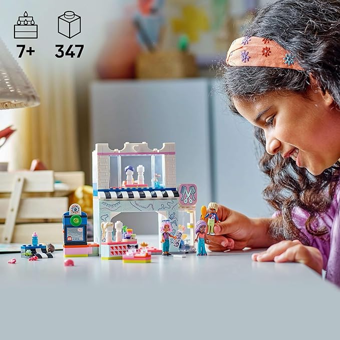 Lego 42662 Friends Hair Salon and Accessory Shop Toys Birthday Present Blocks Girls Boys Children 7 Years 8 Years 9 Years Elementary School Students Pretend Play Pretend Play