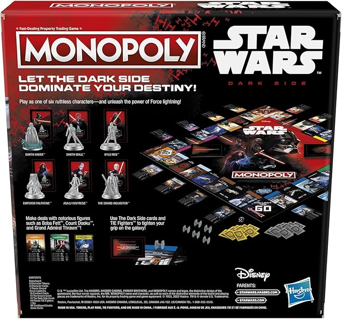 Dark Side Edition Board Game for Families and Kids Ages 8+ Gift Family Game Night