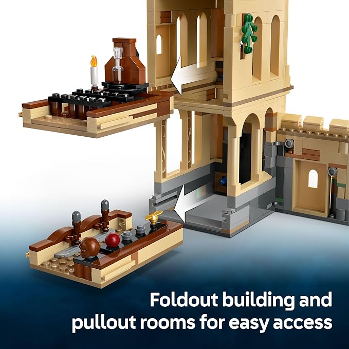 LEGO Harry Potter Hogwarts Castle: Flying Lessons Building Toy - Kids Wizard Toy for Boys and Girls Harry Potter Fans Ages 9+ - Gift Idea for Birthdays - 76447